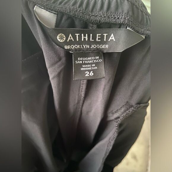 ATHLETA Brooklyn Jogger Black Sz 26 - Picture 8 of 11